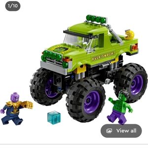 LEGO Marvel The Hulk Vs Thanos Monster Truck 229 Pieces NIB